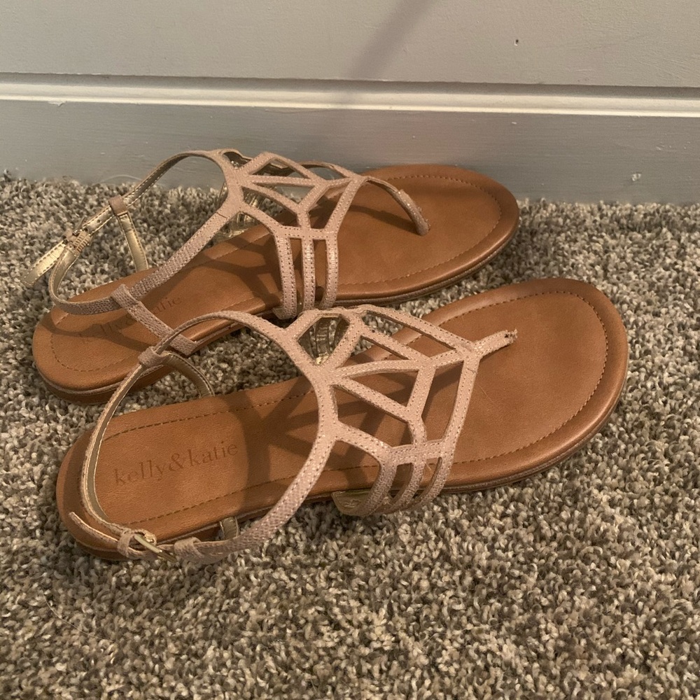 Kelly & Katie Tan Sandals